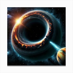 Black Hole 4 Canvas Print