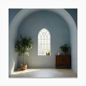 Empty Room With Window 1 Canvas Print