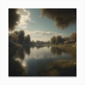 - Lake Stock Videos & Royalty-Free Footage Canvas Print