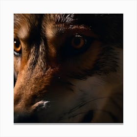 Wolf Portrait Canvas Print