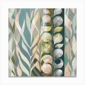 Abstract Leaves Canvas Print