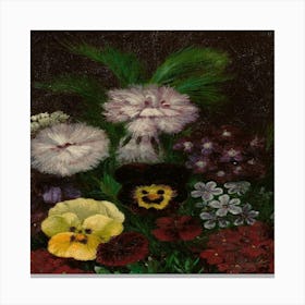 Mixed Bouquet (1862) Canvas Print