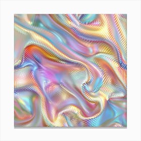 Abstract Holographic Background Canvas Print