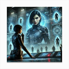 Zoya Nightshade Episode8 The Silent War 1024x1024 Canvas Print