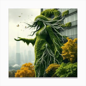 Tree Woman Canvas Print