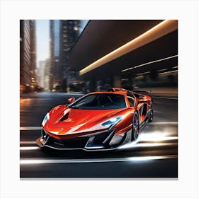 Mclaren Supercar 4 Canvas Print