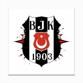 Beşiktaş J.K Logo Wall Art 12 Canvas Print