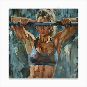 Bodybuilder Canvas Print