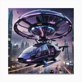 Alien Taxi Canvas Print