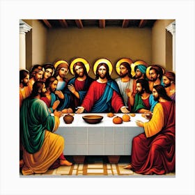 Last Supper 3 Canvas Print