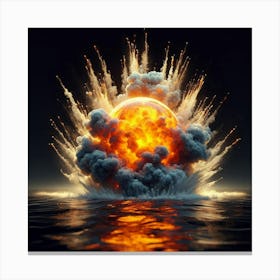 Atomic Explosion 1 Canvas Print