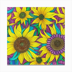 Sunflowers 1 Canvas Print