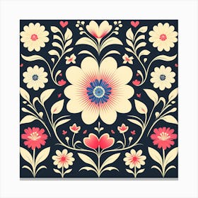 Floral Pattern Canvas Print