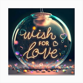 Wish For Love Canvas Print