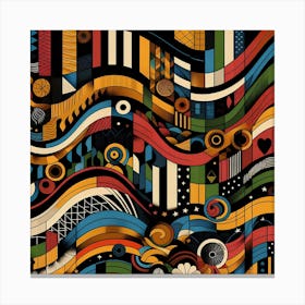 Abstract Painting Canvas Print