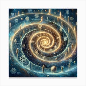 Spiral Of Light Canvas Print