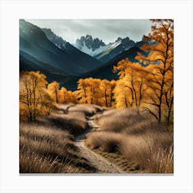 Autumn In New Zealand Canvas Print