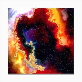 100 Nebulas in Space with Stars Abstract n.070 Canvas Print