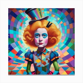 Who's In Wonderland? Canvas Print