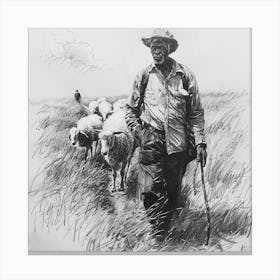 Shepherd'S Life Canvas Print