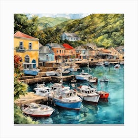 English Harbour, Antigua Canvas Print