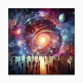 People In Space Canvas Print