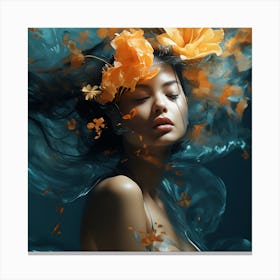 Underwater Beauty No 1 Canvas Print