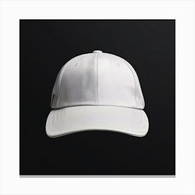 White Baseball Cap 5 Canvas Print