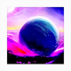 Galaxy In Space Canvas Print