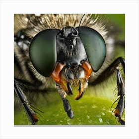 Close Up Of A Fly Canvas Print