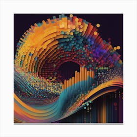 Abstract Music Canvas Print