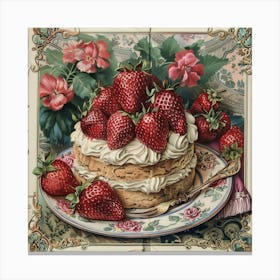 Strawberry Shortcake Canvas Print