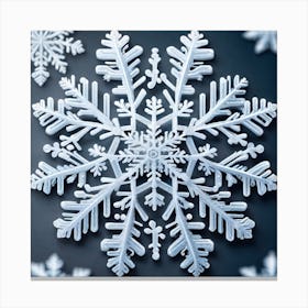 Snowflakes 6 Canvas Print