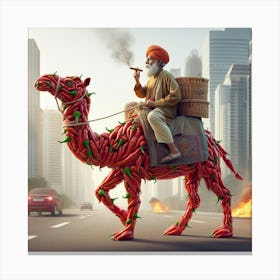 Ad For A Camel Canvas Print