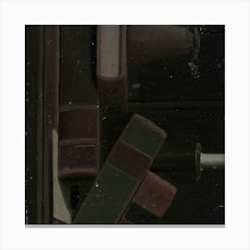 Book In A Bookcase Canvas Print