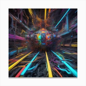 Cyborg 135 Canvas Print