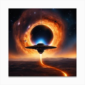 Alien Spaceship Canvas Print