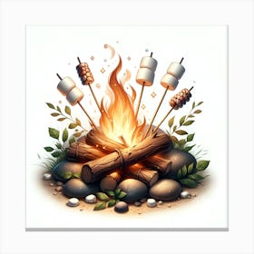 Campfire Canvas Print