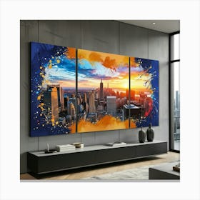 New York City Skyline Canvas Print