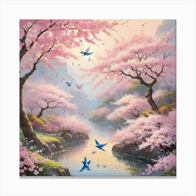 Cherry Blossoms 14 Canvas Print