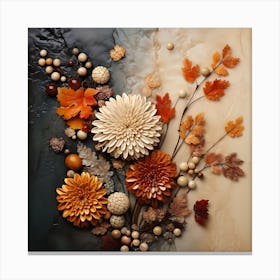 Autumn Flowers 5 Canvas Print