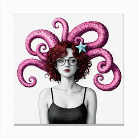 Octopus 10 Canvas Print