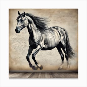 Horse Painting Canvas Print