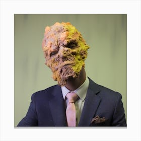 Man With A Moldy Face Canvas Print