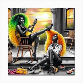 Afrofuturism 1 Canvas Print