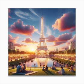 Paris beauty Canvas Print