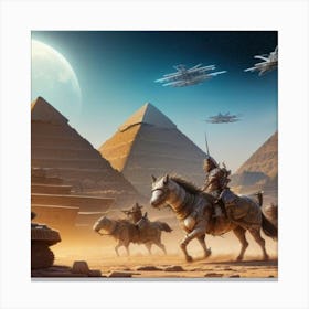 The Cryptoid Caravan Canvas Print