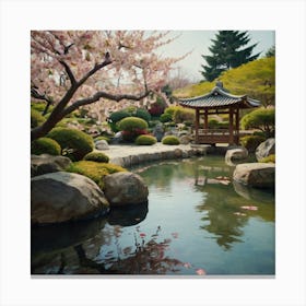 Japanese Garden 1 Canvas Print