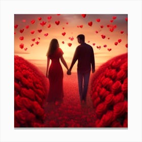 Valentine'S Day Canvas Print