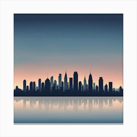 New York City Skyline 2 Canvas Print